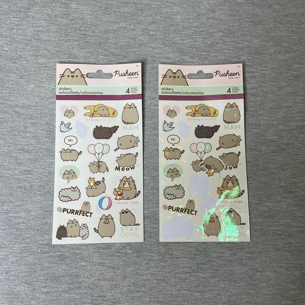 Pusheen Office Pusheen Stickers Sheet 2 PCS. Set